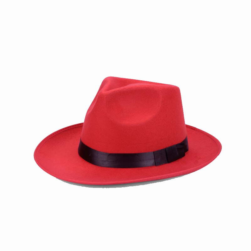 Retro Winter Autumn Imitation Woolen Women Men Ladies Fedoras Top Jazz Hat European American Round Caps Bowler Hats