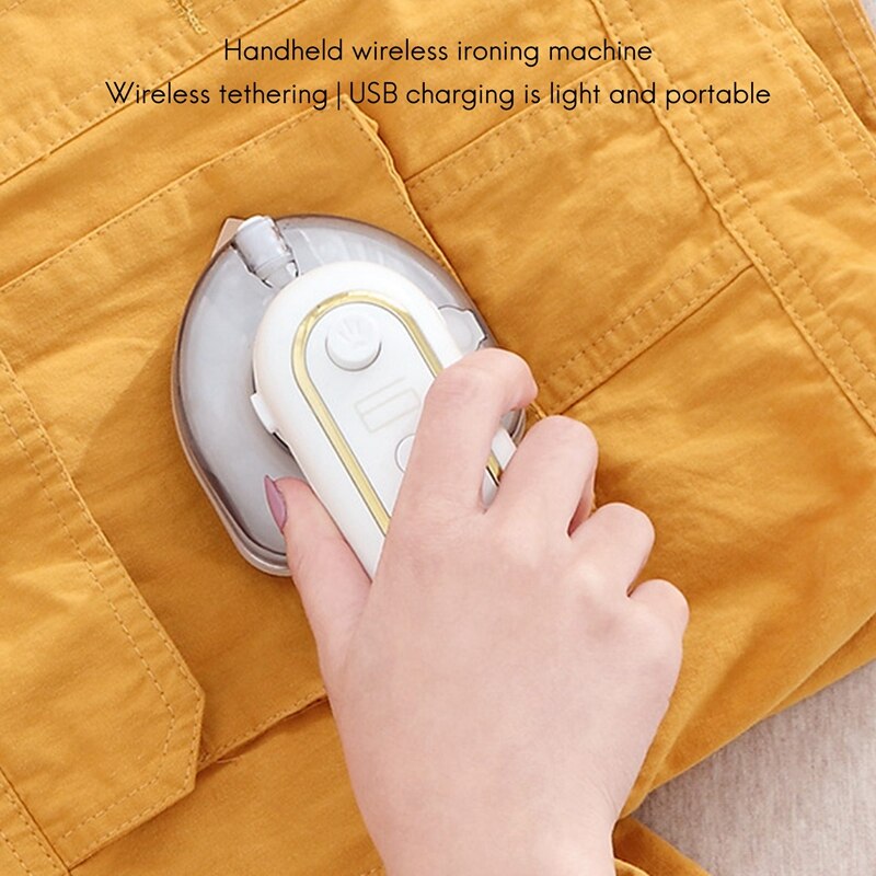 Bezprzewodowy ręczny żelazko parowe maszyna mini przenośny USB akumulator parownica robić odzieży wiszące prasowanie robić domu podróży 160W
