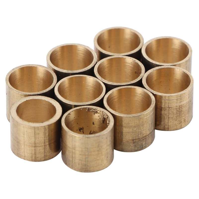 10pcs Billiards Cue Brass Tip Snooker Copper Pool Ferrules BilliardCue Tip Ferrules Billiard Cue Brass Tip Repair Tool Accessory