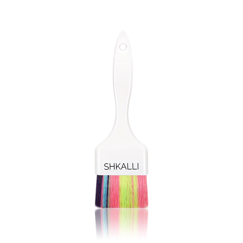 SHKALLI balayage brush set Colourful soft brushes Paste dyeing bowl Tool set for lightening hair: pink
