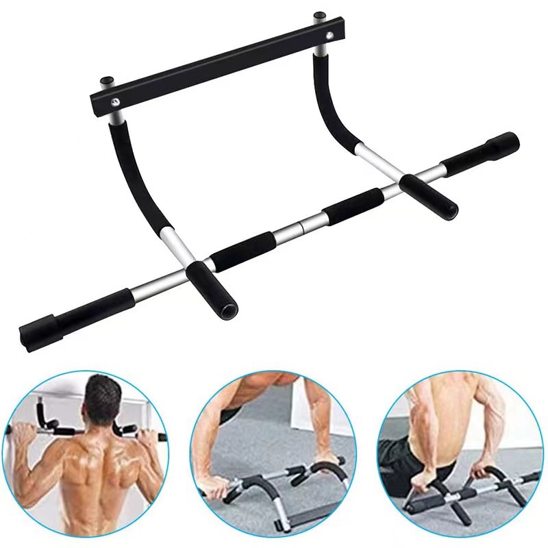 Barra de puxar para porta, para casa, academia, treinamento de força, aderência antiderrapante, equipamento fitness, treino interno para homens e mulheres