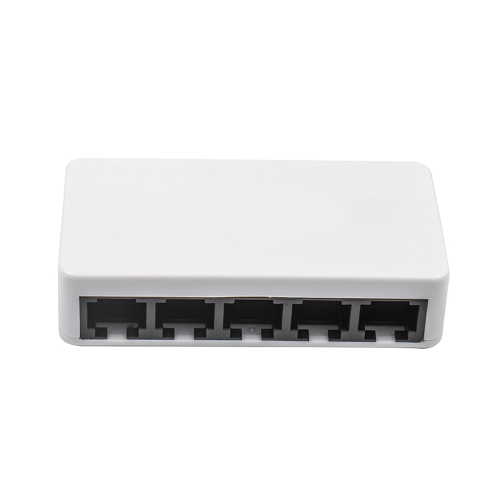 5 Häfen schnell Ethernet 10/100Mbps Netzwerk schalten Schreibtisch Laptop Lan Hub Energie durch Mikro USB Mini Größe Stecker und abspielen