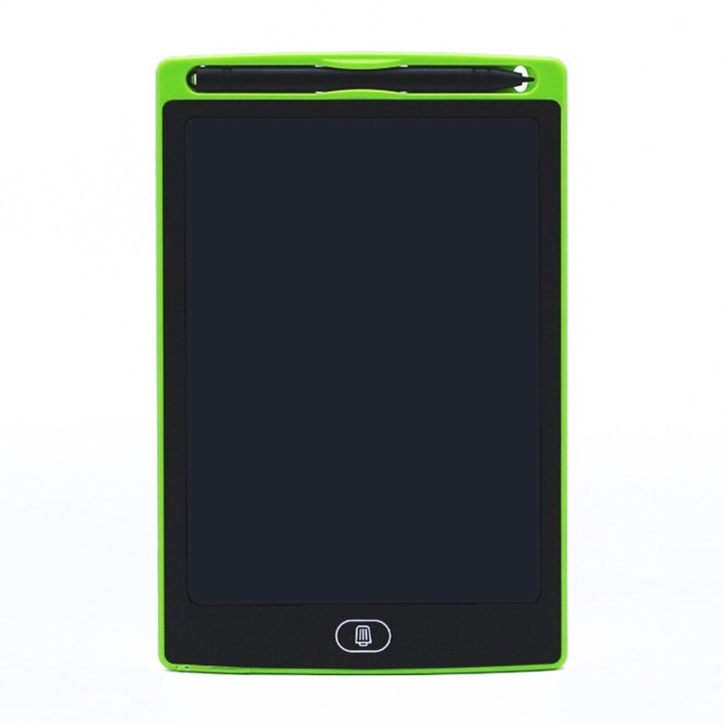 LCD Writing Tablet Drawing Board 8.5 inch For Draw Note Memo Paperless Digital Tablet Rewritten Handwriting Pad: Green
