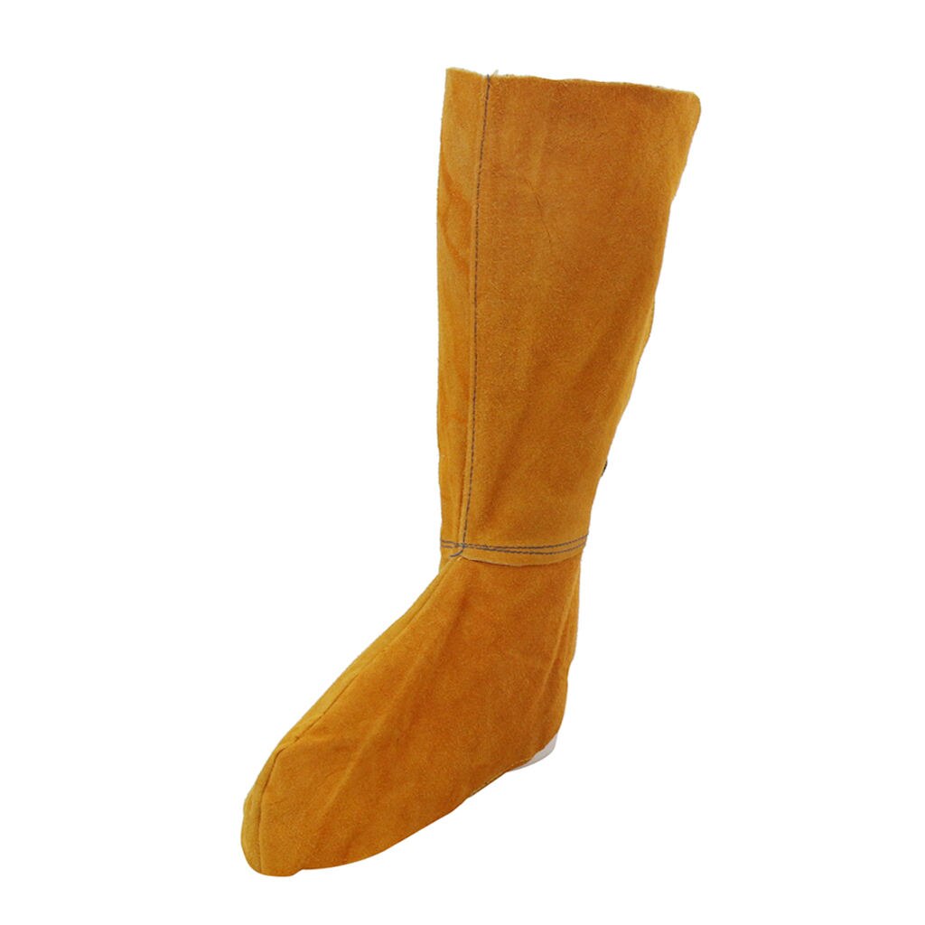 Teilt Leder Schweißen Gamaschen/Schuh Schutz Abdeckung 390mm Länge Schutz Kleidung Zubehör