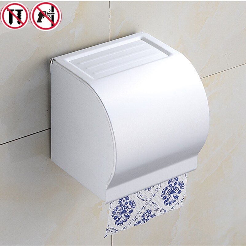 Bathroom tissue box free punching toilet paper towel holder toilet paper tray paper box paper tube box toilet paper rack