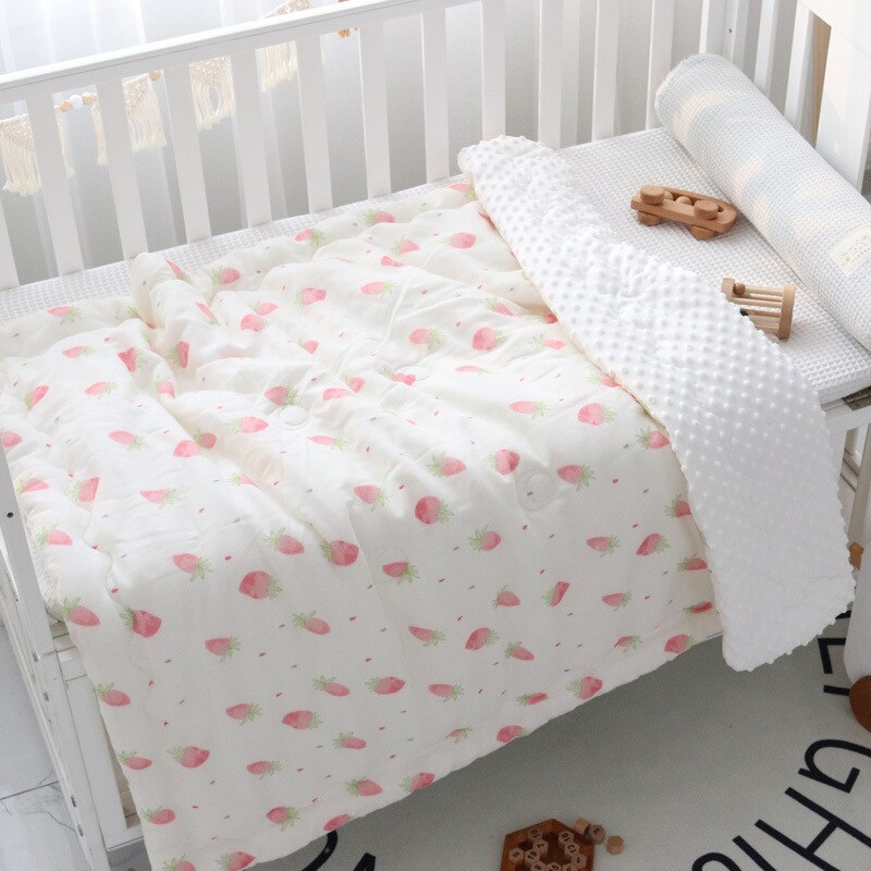 Trapunta per bambini coperta invernale Minky mussola 120x150cm lettino per bambini trapunte per bambini lettino per bambini bambini scuola materna impostato di biancheria da letto per bambini: f