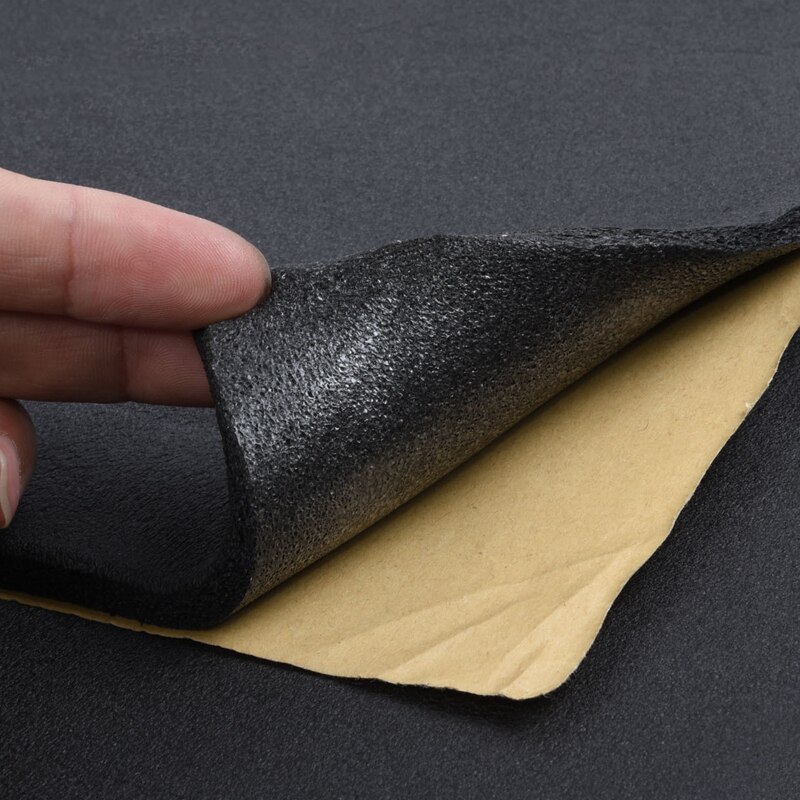 100*50cm 3/6/10/20mm tykkelser bil lydmåtte proofing dæmper varme støj isolering dæmpende måtte hætte lukket celle skum klistermærke