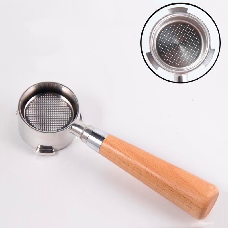 51MM Modified Filter Coffee Machine Handle Stainless Steel Bottomless