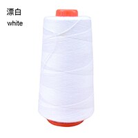 1pc 3000 yards overlocking symaskine industriel polyester tråd 40s/2 håndlavet håndarbejde materiale 20 farver tilgængelige: Hvid