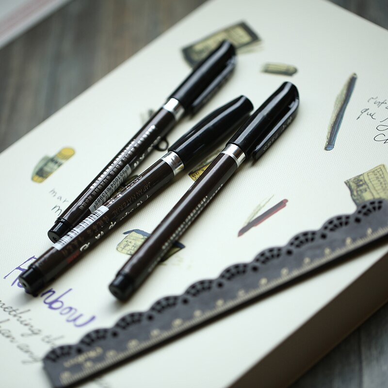 3 pcs/lot Chinese Calligraphy Brush Pen for Signature Drawing Art Supplies Stationery School Supply Papelaria Caligrafia