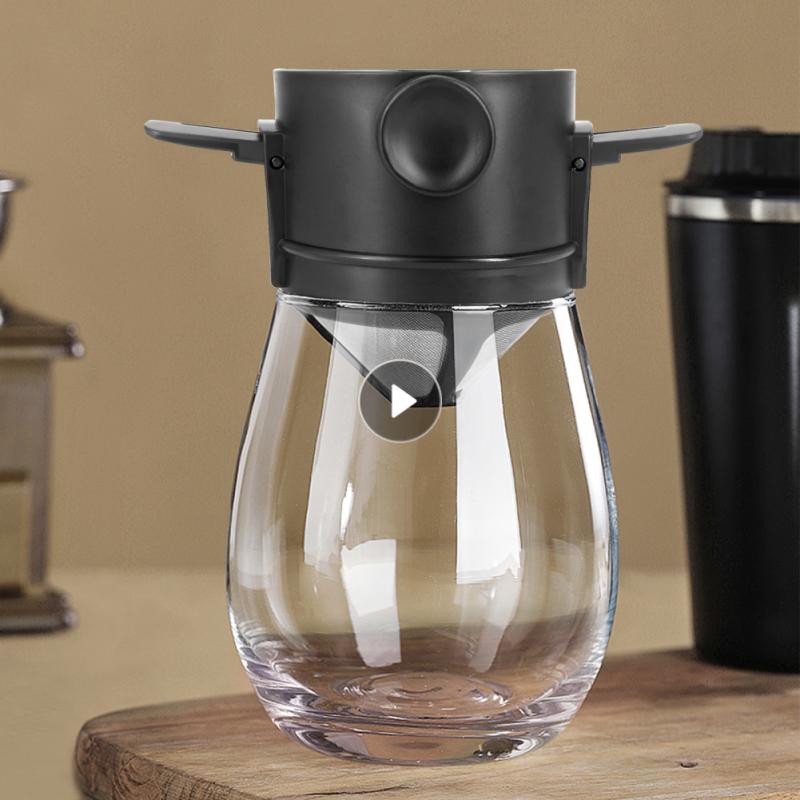 Filtre à café pliable, support Portable Pour le thé et le café, réutilisable, facile à nettoyer, sans papier