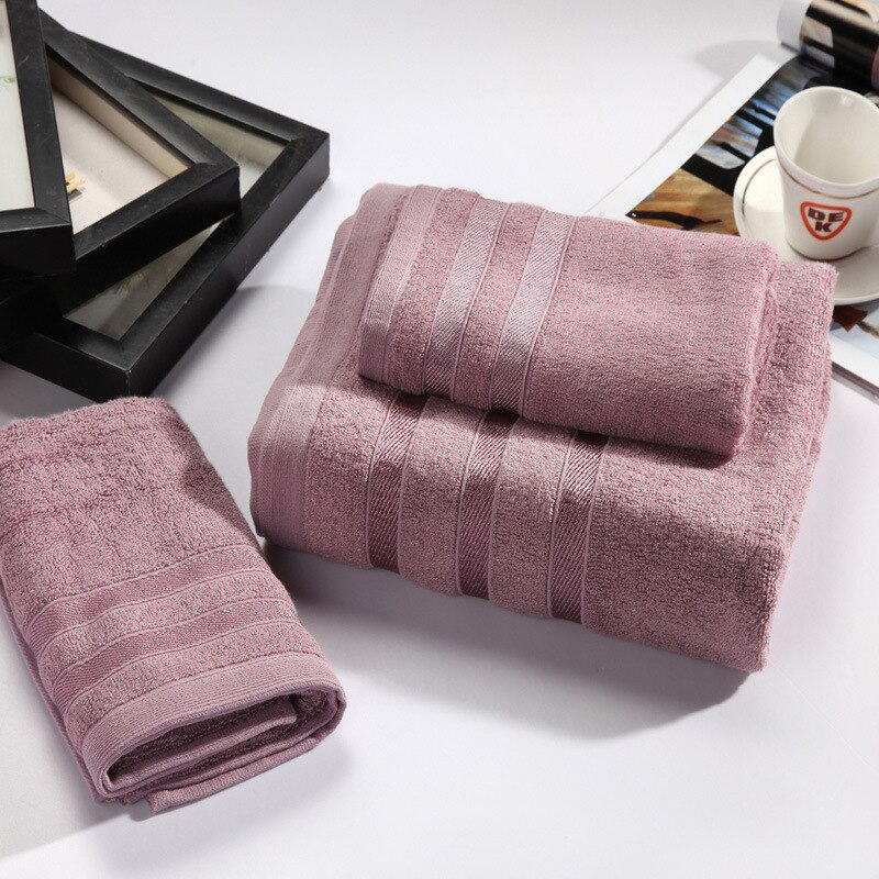 100% Bamboo bath beach towel sets for adults 3pcs/set face towels bathroom 34cm*74cm*2pcs bath towel 70cm*140cm*1pc