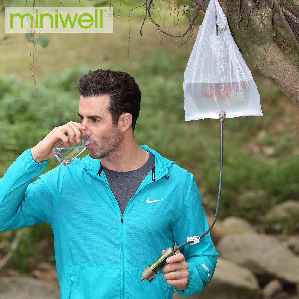 Miniwell Outdoor Camping Survival Water Filter Voor Outdoor Sport En Activiteiten