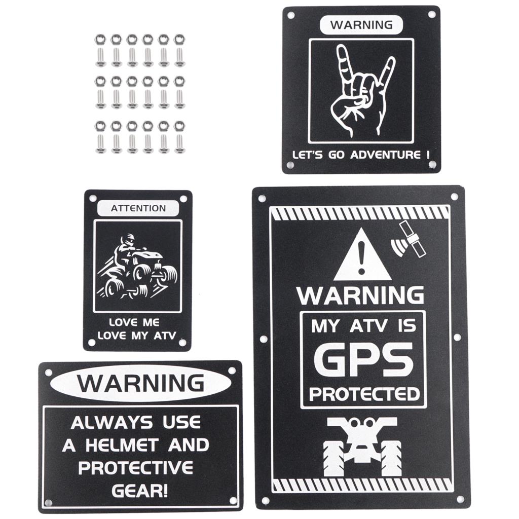 Atv fender advarsel tag plader badges decals klistermærker til yamaha yfz 450r yfz 450 yfz 450r special edition raptor 700 700r: Default Title