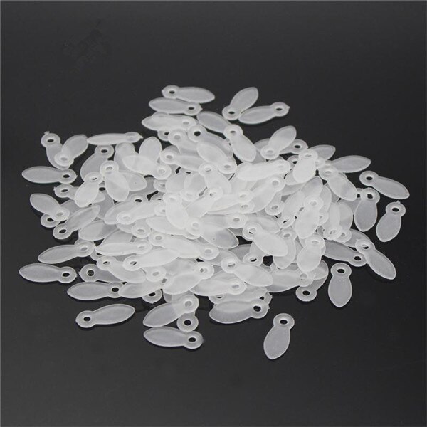 100 unids/lote 8*21mm giratorio botones de bloqueo DIY álbum de fotos decoración de Marco adorno para álbum de recortes Turnbutton YG1317: White