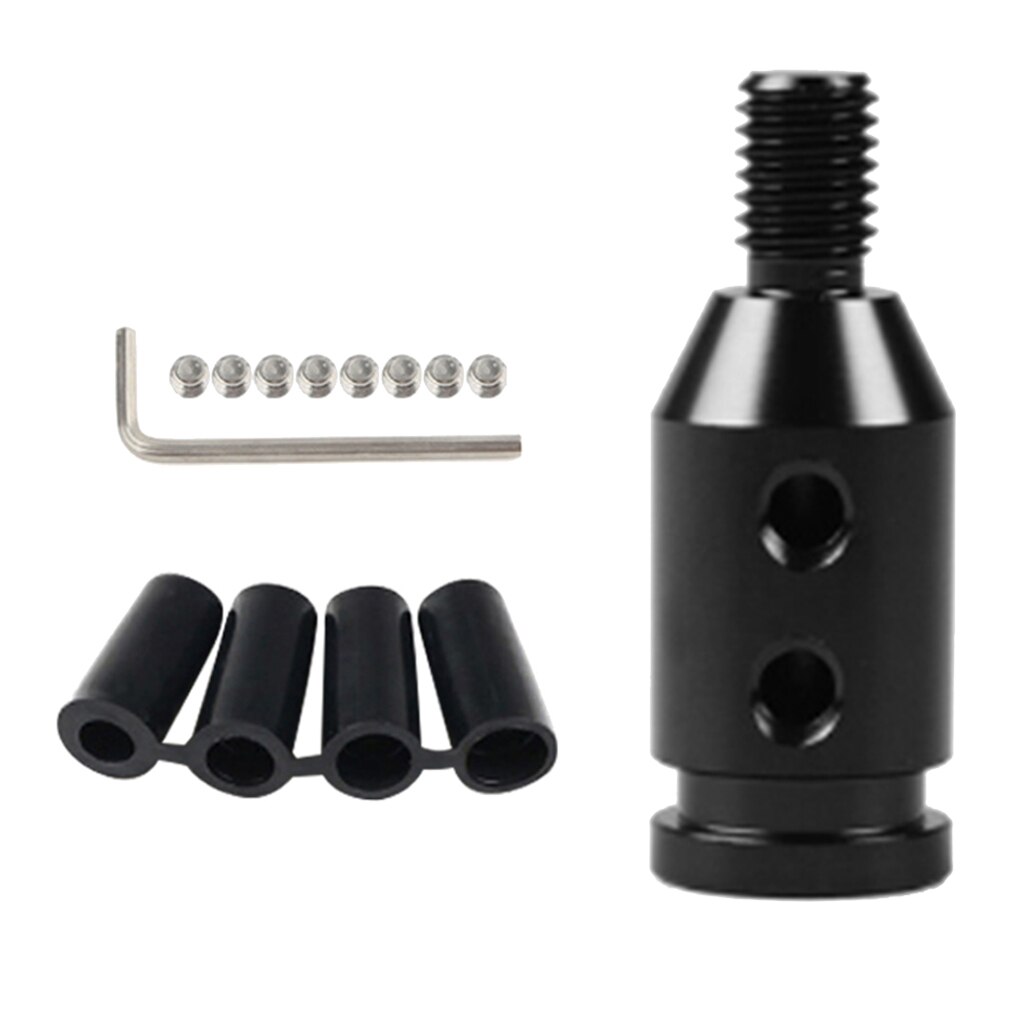 Aluminum Shift Knob Adapter for BMW Mini Non Threaded Shifter 10x1.5mm Black