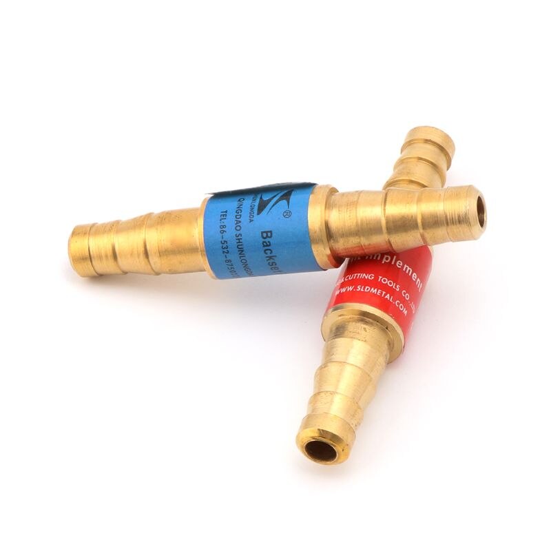 2pcs Pipe Flashback Arrestors Of Acetylene Liquefied Gas Propane & Oxygen Fuel