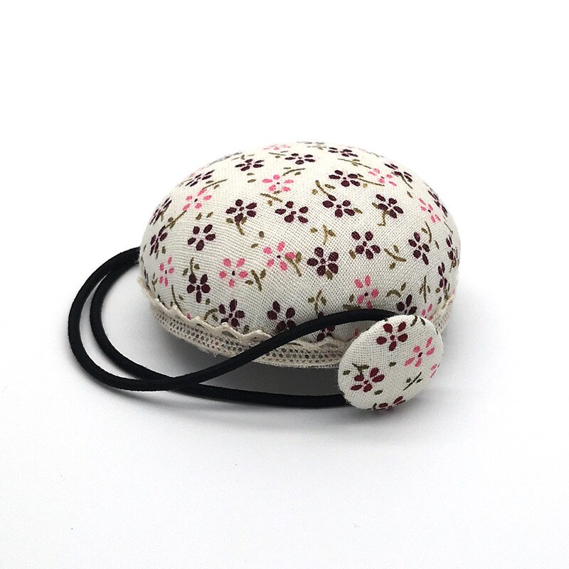Sewing Pins Accessories Pumpkin Ball Shaped Needle Pin Cushion Pincushion Wrist Strap Stitch Needlework Mat DIY Craft Supplies: H