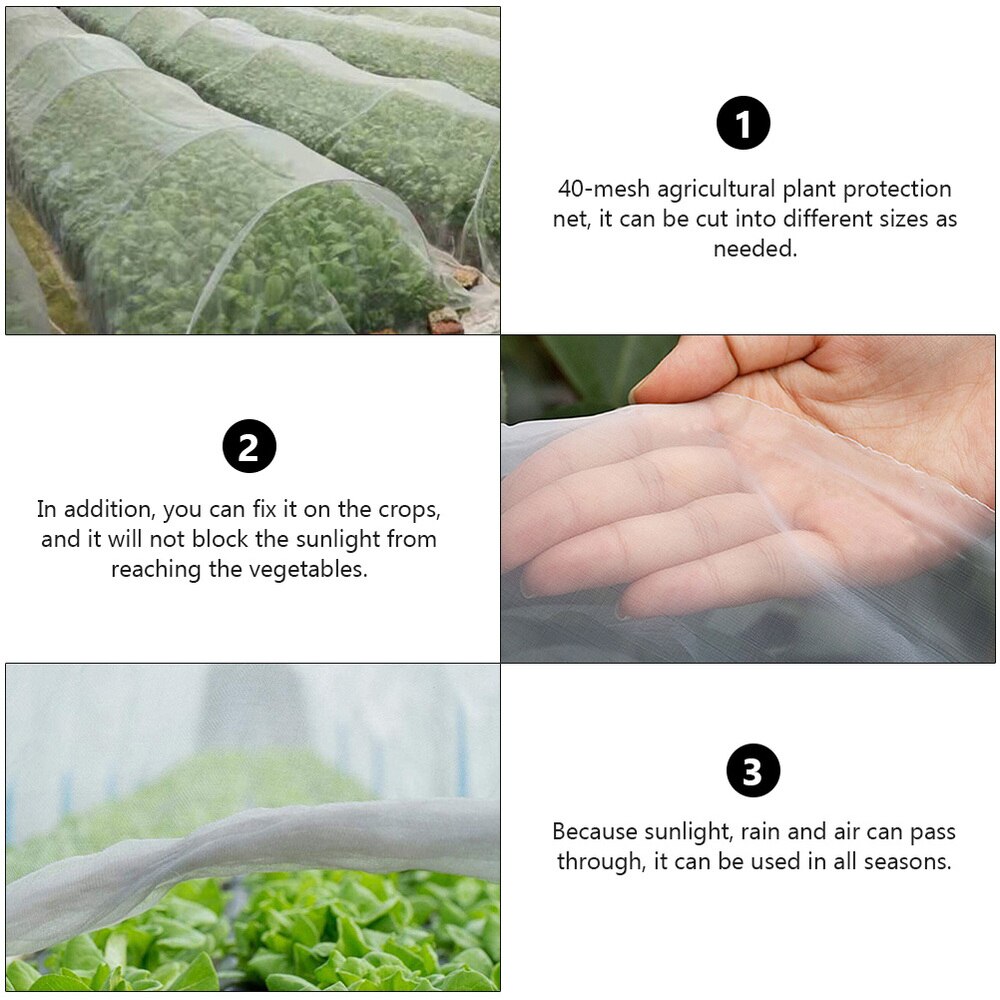 40 Meshes Insect Screen Greenhouse Farm Vegetable Garden Mesh