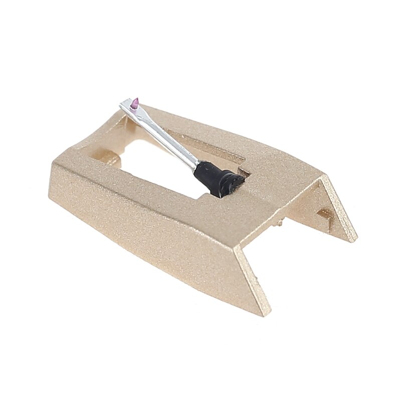 2 Stuks Diamond Vervanging Stylus Platenspeler Naald Voor Lp Draaitafel Fonograaf Platenspeler Grammofoon Accessoires Gouden