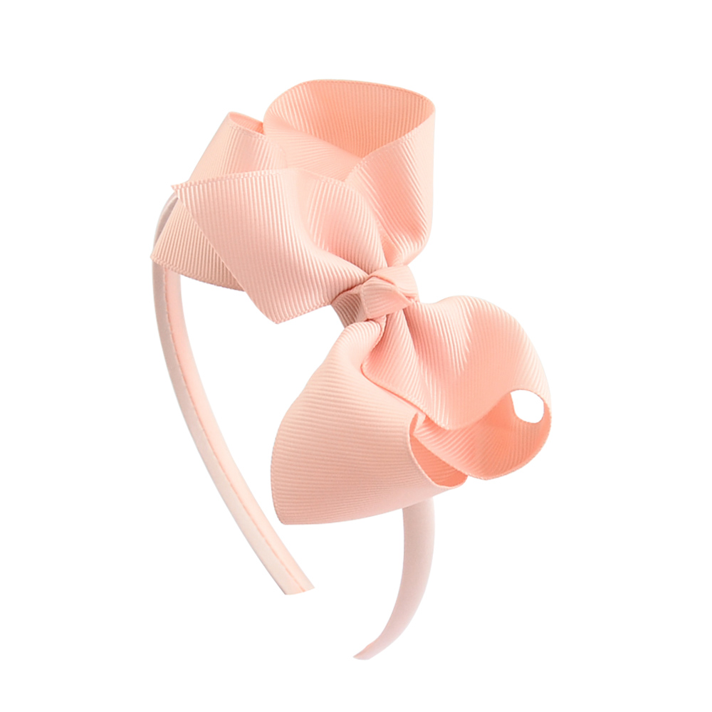 Cinta para el pelo de Color liso para niña, 1 piezas, bandanas hechas a mano, diadema con lazo, accesorios para el cabello para niños,: Plata