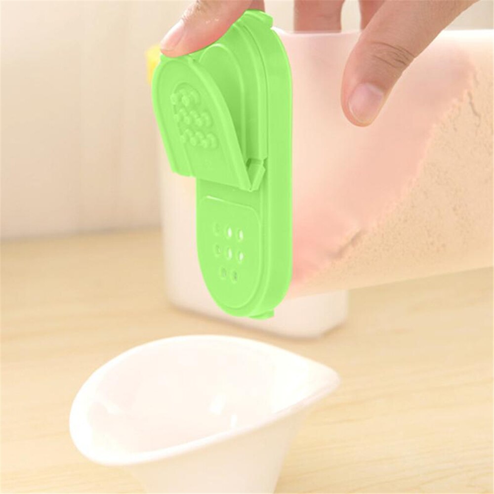 250ml 2 Lids Transparent Seasoning Box Kitchen Spice Jar Condiment Bottle Flavoring Cans Nut Grain Cereals Storage Box Jar