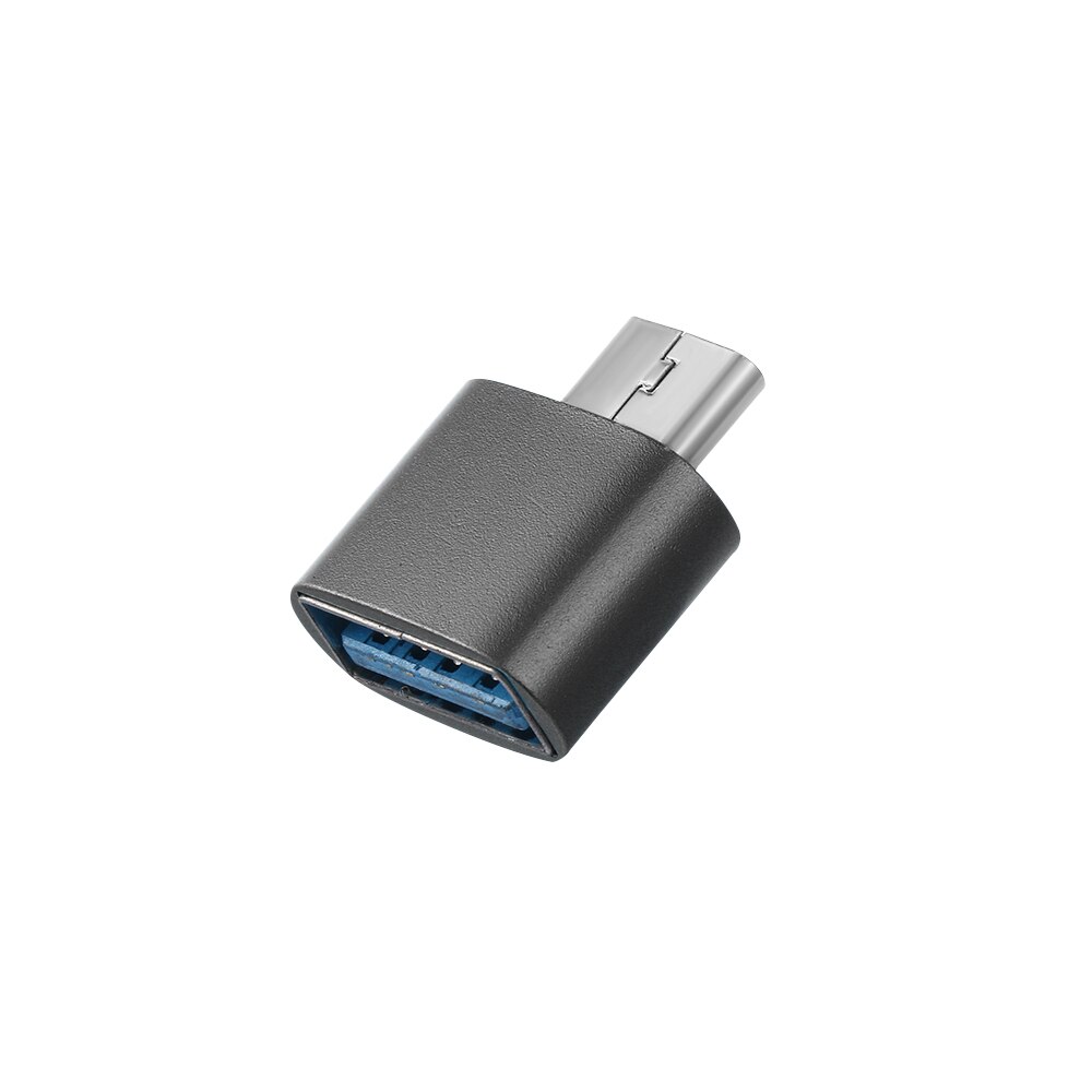 De Metal USB-C 3,1 tipo C para USB 2,0 adaptador conversor OTG para Smartphones Android tipo C adaptador de OTG 18*18*9mm