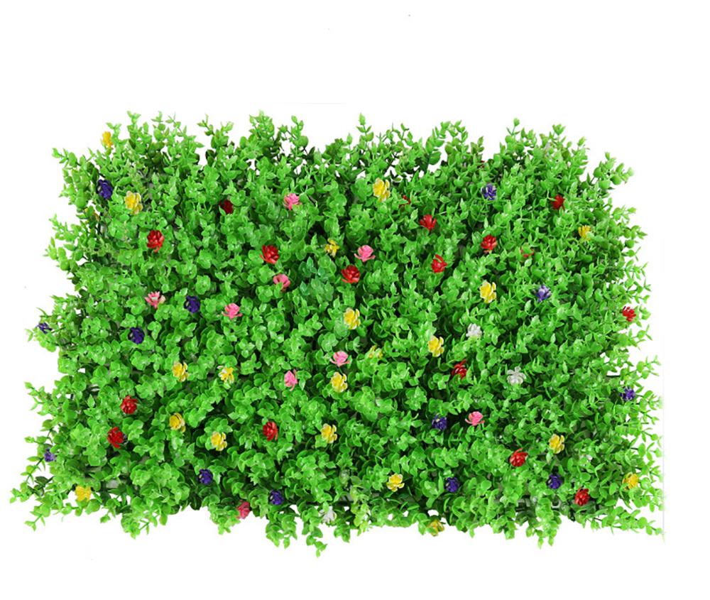 faux grass decor garden fence outdoor wall decorations for patio flower wall backdrop: 1
