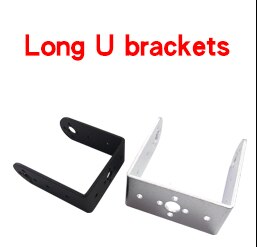 Servo Bracket For Standard Servo Steering Bearing Bracket To DIY Humanoid Robot Arm Robotic Part Accessory Platfrom U Beam L Toy: Long U bracket