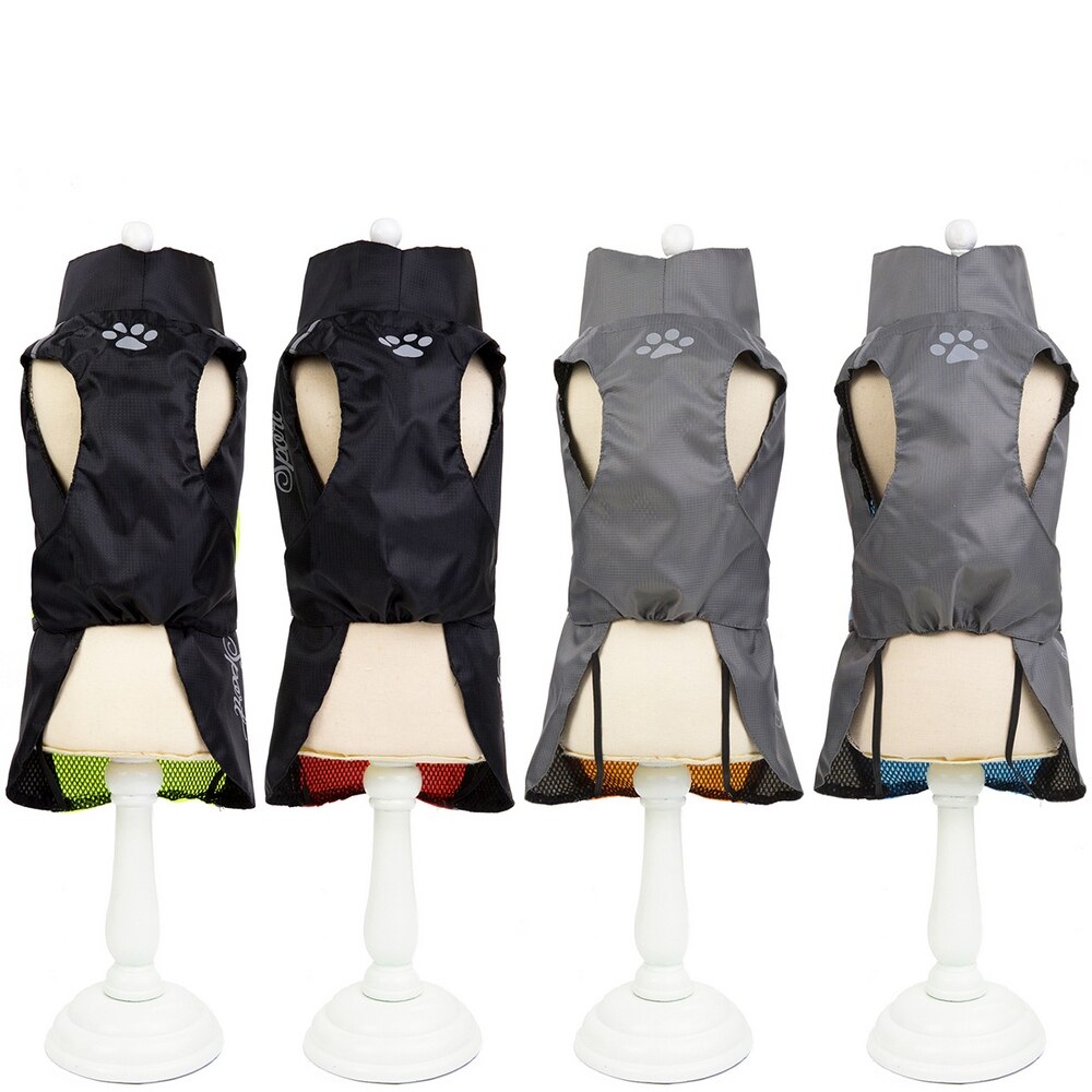 Płaszcz przeciwdeszczowy dużego psa odzież dla zwierząt można prać w pralce wodoodporna tkanina kurtka przeciwdeszczowa dla zwierząt oddychająca nadaje się na średnie duże psy kurtki