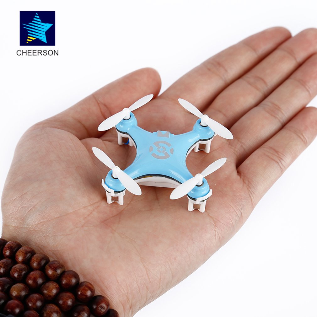 Cheerson CX-10 CX10 2.4G Afstandsbediening Speelgoed 4CH 6Axis Rc Quadcopter Mini Rc Helikopters Radio Control Vliegtuigen Rtf drone Blauw