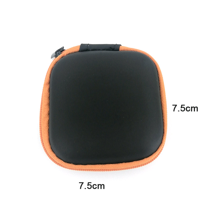 Draagbare Mobiele Telefoon Power Bank Grote Tas Houder Oxford Doek Digitale Kabel Oortelefoon Telefoon Shock Proof Storage Case Voor Reizen: Orange