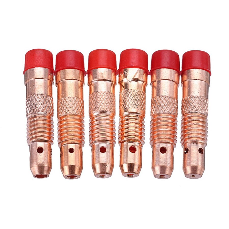 50Pcs/Lot TIG Welding Torch Inside Outside Degree Gas Lens For WP17 WP18 WP26 TIG Back Cap Collet Bodies Spares Kit Accessories