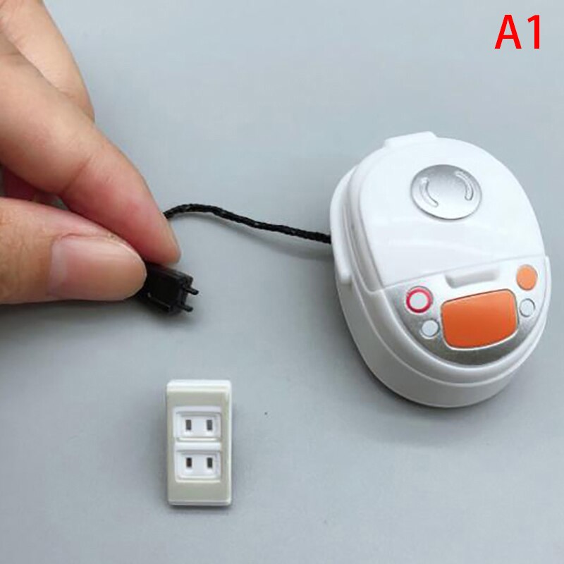 1:12 Miniature Dollhouse USB Socket Charging Cable Doll House Decoration: A1