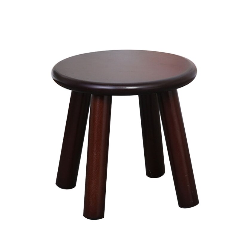 Taburete pequeño con cambio de madera maciza para niños y adultos, taburete cuadrado para cambio de zapatos, mesa de té, moderno y: WN-2