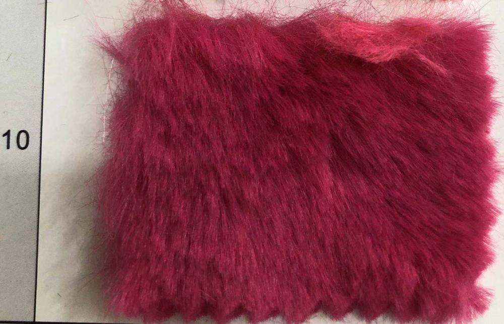 På pilsner 800g kaninpels 13mm høy imitert kaninpels, klær, hjemmetekstilleker, skomateriale plysjstoff: Grønn