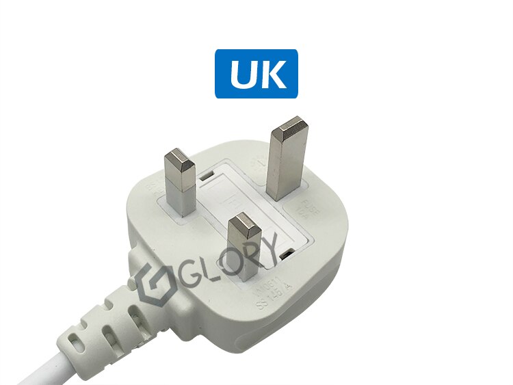 EU Plug Power cord cable For iMac 21.5" A1311 A1418 27" A1407 A1316 A1312 A1419 Charger Adapter Cable: UK Plug