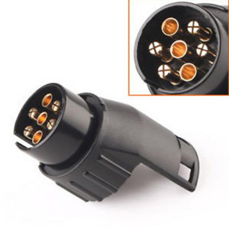 7 Stift zu 13 Stift Mini Auto Lkw Anhänger Stecker Lkw Elektrische Adapter Stecker Anhänger Ende