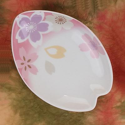 Ceramic Small Plate Cherry Blossoms Dessert Dish Japanese-Style Porcelain Sushi Tray Household Porcelain Tableware: C