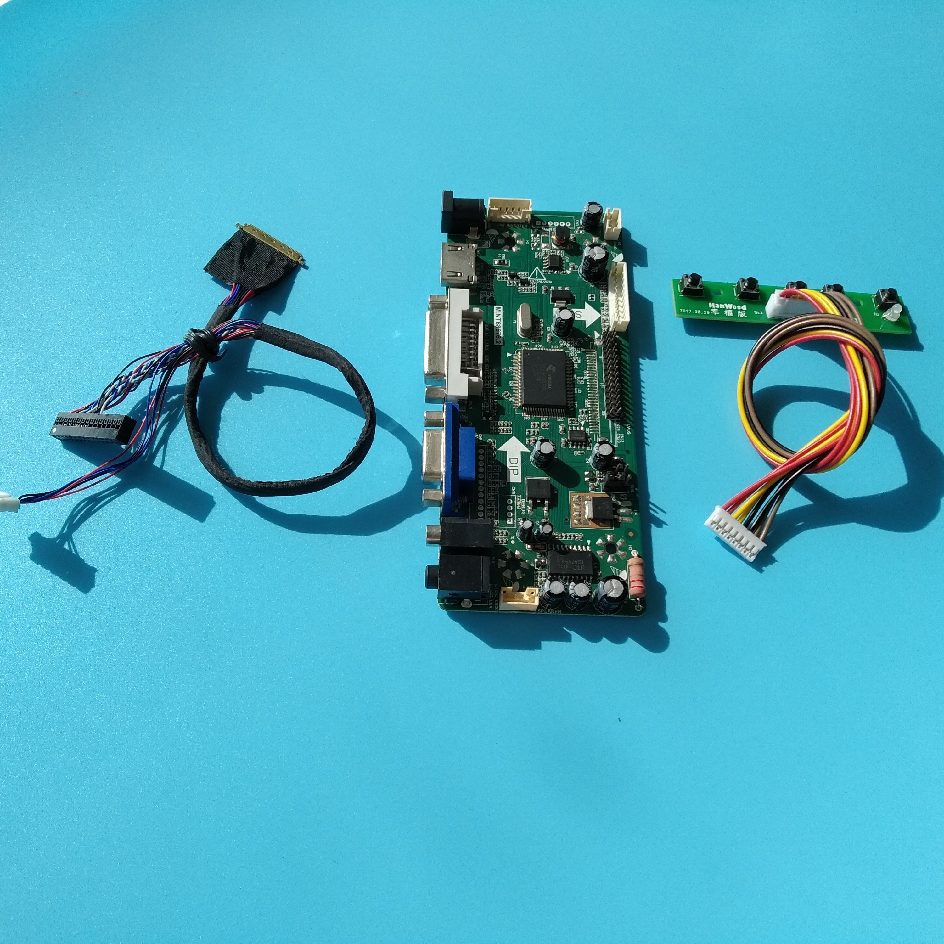 Zestaw do LP156WF1 hdmi vga DVI Panel 1920X1080 płyta kontrolera LED monitor lcd karta dźwiękowa DIY 40pin LVDS 15.6"