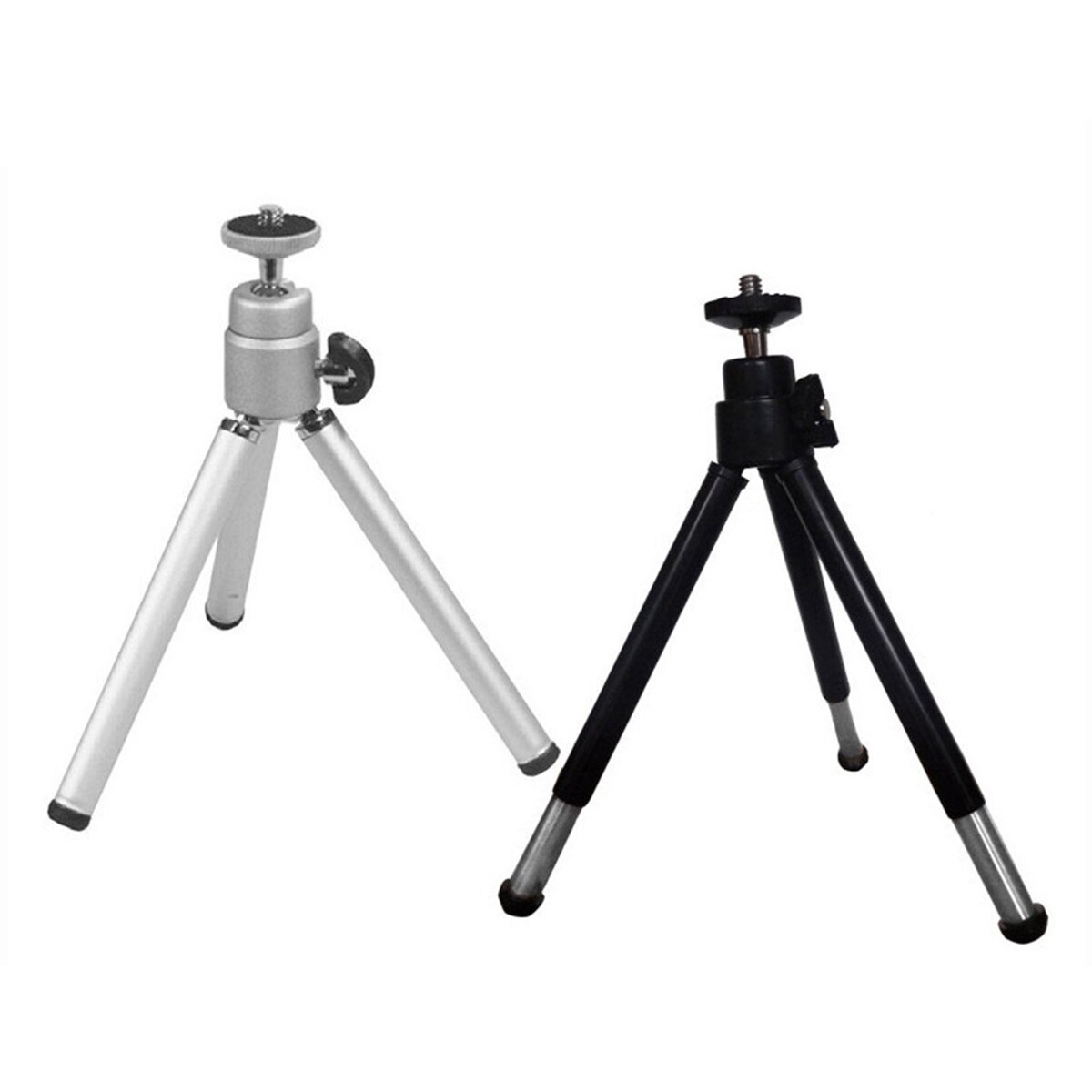 Lichtgewicht Aluminium Statief Intrekbare Verstelbare Statief Met 1/4 "Draad Voor Logitech C920/C920E/C925e/C930 webcams