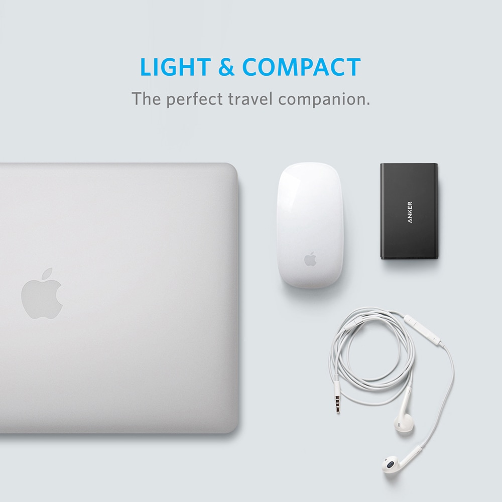 Anker 40W 5-Port USB Wall Charger, PowerPort 5 for iPhone,iPad Pro/Air,Galaxy S9/S8/Edge/Plus, Note 8/7, Nexus HTC LG and more