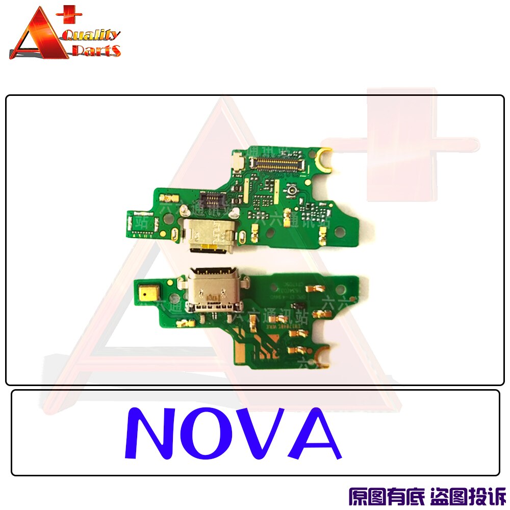 Ladeportstik flex calbe med mikrofonmikrofon til huawei nova 5t smart young lite  + 2 2i lite 2s 3 3i 4 5 5i pro: Nova