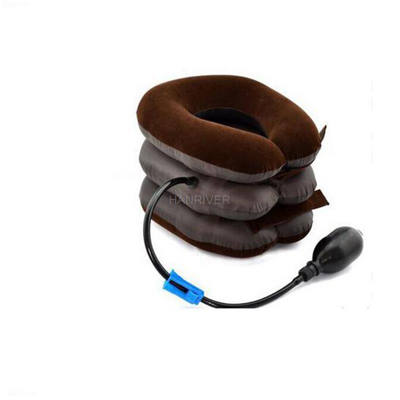 ! Cervical traction apparatus with inflatable neck neck stretcher health care toolsRelax tensions ease fatigue massage neck