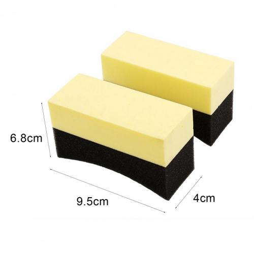 2pcs Car Wash Sponge for Car Tyre Wheel Washer Soft Water Suction Sponge Pad Clearner Car tires Cleaning Sponges: Default Title