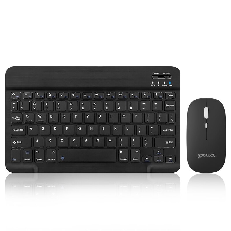 12 "bezprzewodowa klawiatura do ipada Bluetooth Pro 2020 11 12.9 Teclado Bluetooth do ipada smartfony Android ios Windows: 10 INCH BLACK B