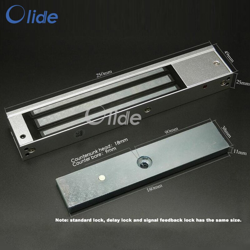 Swing Door Lock System / Magnetic Lock For Swing Door