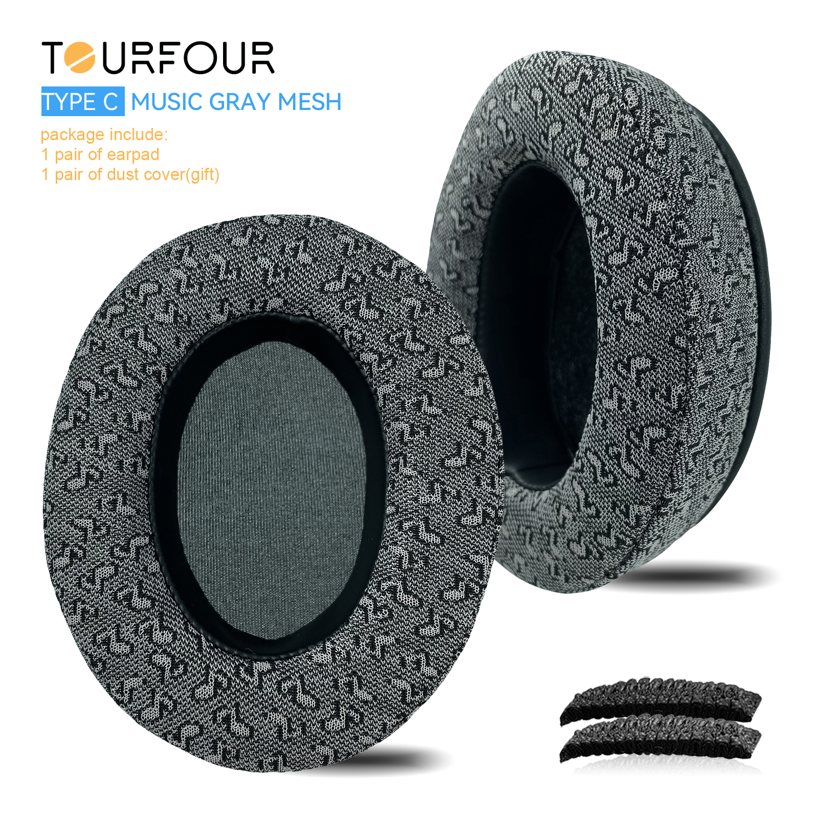 TOURFOUR Replacement Earpads for Sennheiser HD280 Pro Headphones Ear Cushion Cover Sleeve Earmuffs Headset Headband: Dark Grey