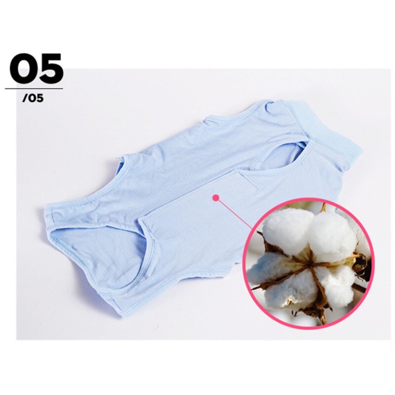 Kot domowy sterylizacja garnitur anty-lizanie elastyczna chirurgia odzież dla kotka kot oddychający fizjologiczny ochronny kombinezon odstawiający: L / L