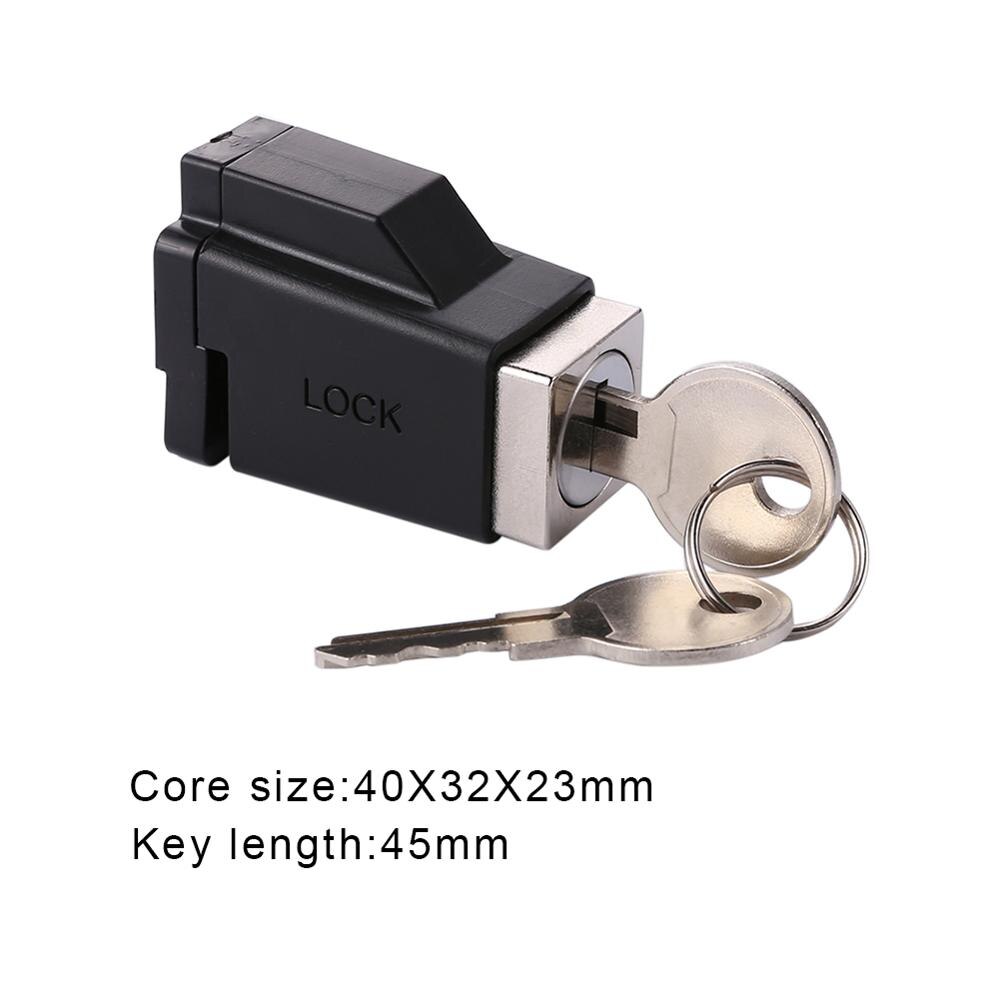 Aluminum Alloy Restrictor Lock Cabinet Latch Locks Child Security Safety Sliding Window Restrictor Lock with 2 Keys: Default Title